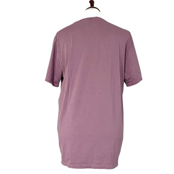 Lululemon Pink Short Sleeves Straight-Hem Crewneck T-Shirt Size 10 - Picture 5 of 8